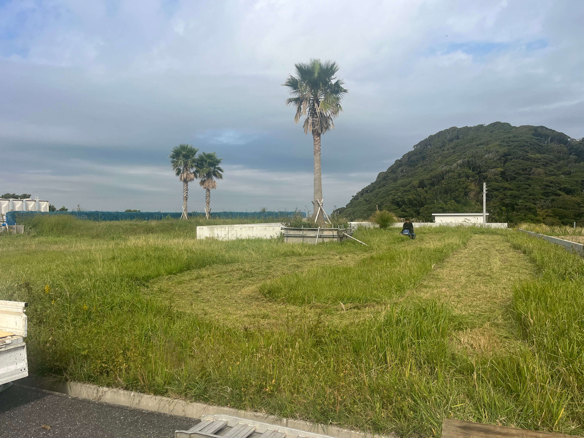 富津市での作業