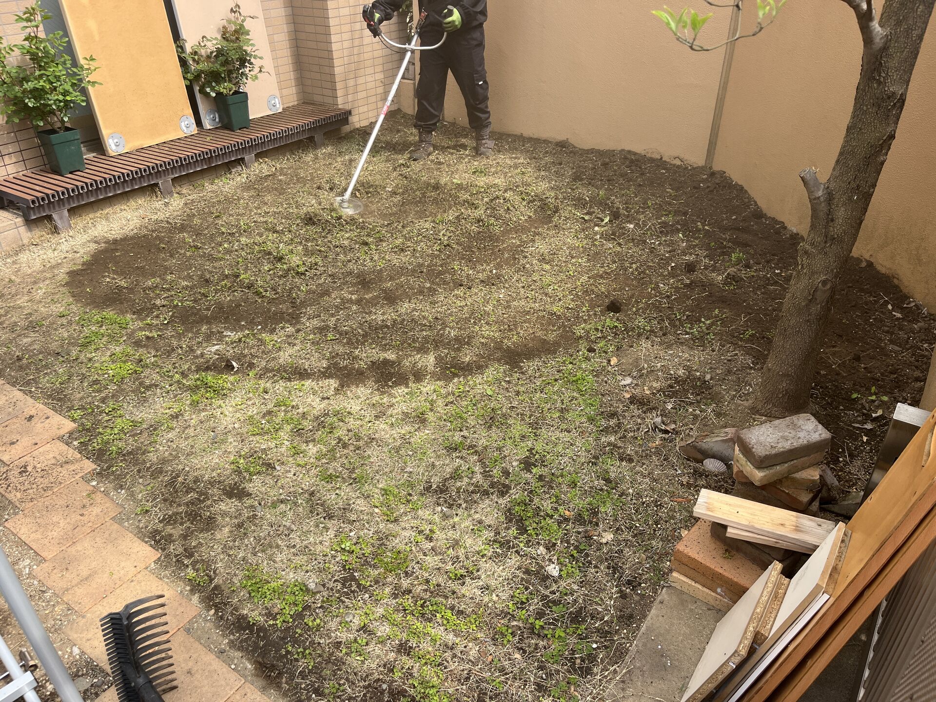 千葉市での作業になります！